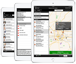 Routzy CRM app for iPad